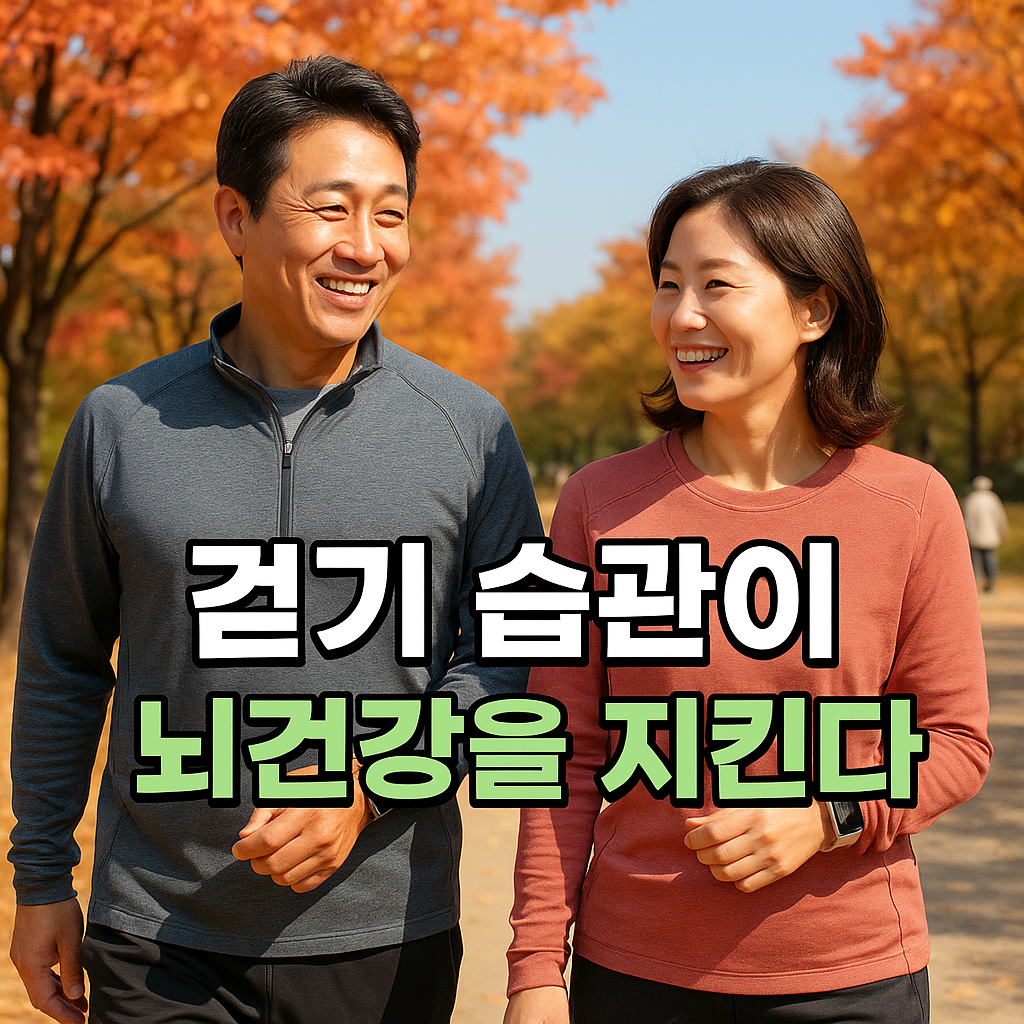 단풍길을 함께 걷는 다정한 부부