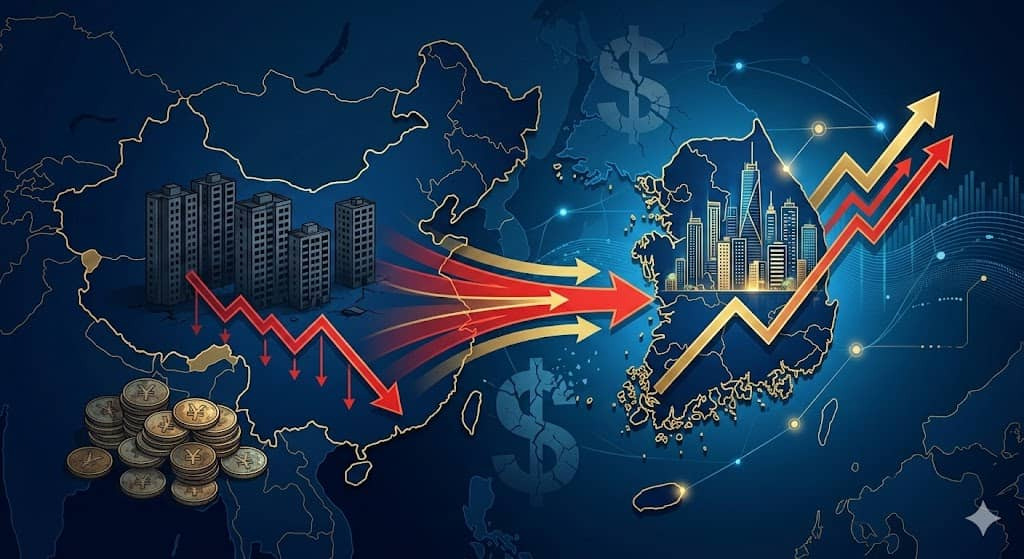 파일명: china_money_korea_real_estate_capital_flow_2025.jpg Alt 태그: 차이나머니 한국 부동산 자본 유입 경로 중국 부동산 침체 달러 패권 균열 2025년 자본 대이동 인포그래픽