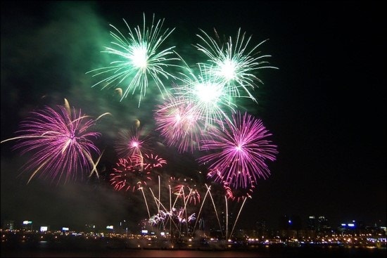 왕산마리나 바다축제 불꽃쇼