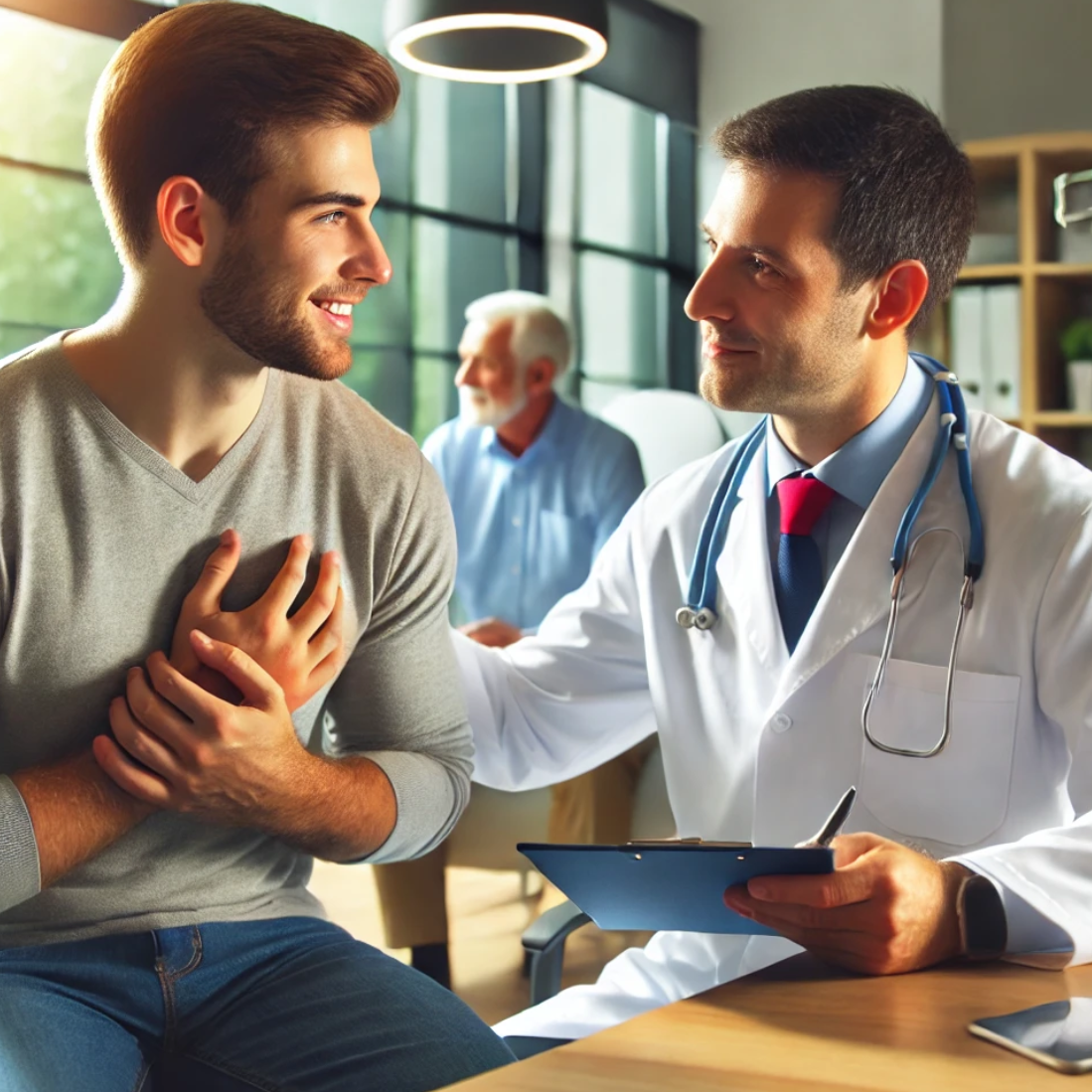 중년 남성의 건강관리 사진