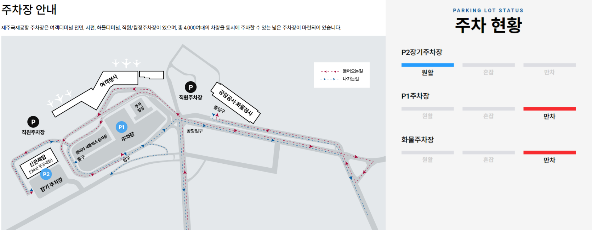 제주공항 주차가이드 (2)