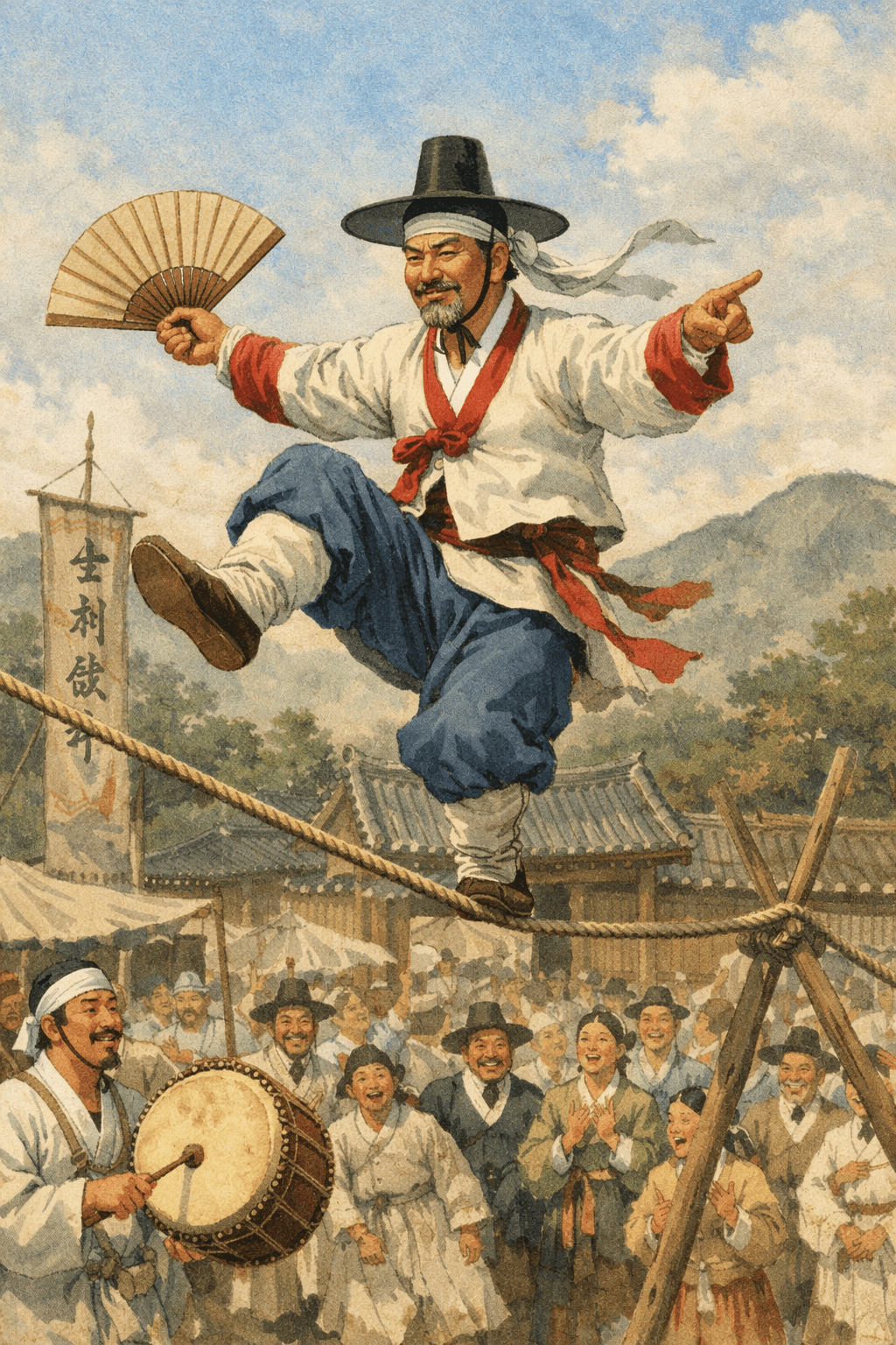 줄타기는 왜 놀이가 아닌 공연으로만 남았는가