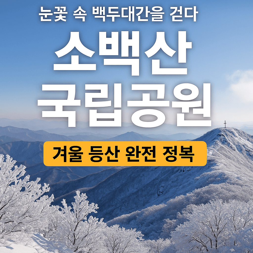 소백산 국립공원 겨울 등산 완전 정복