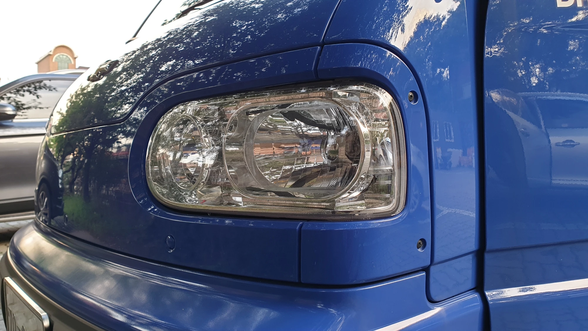 다마스 라이트 램프 교체 완료 모습