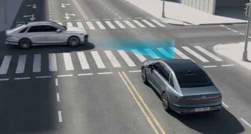 전방충돌방지보조-교차로대향차