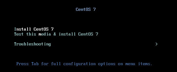 Centos 포맷 실행 화면