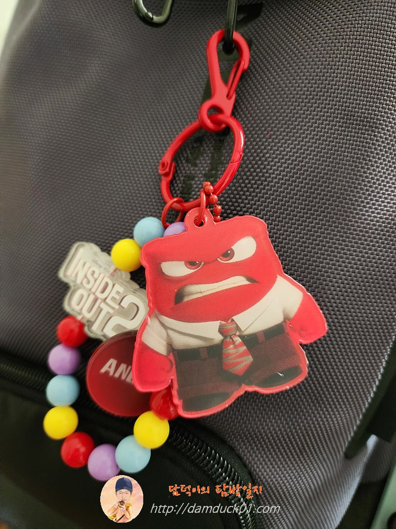 메가박스 인사이드 아웃 2 구슬 키링 - 버럭