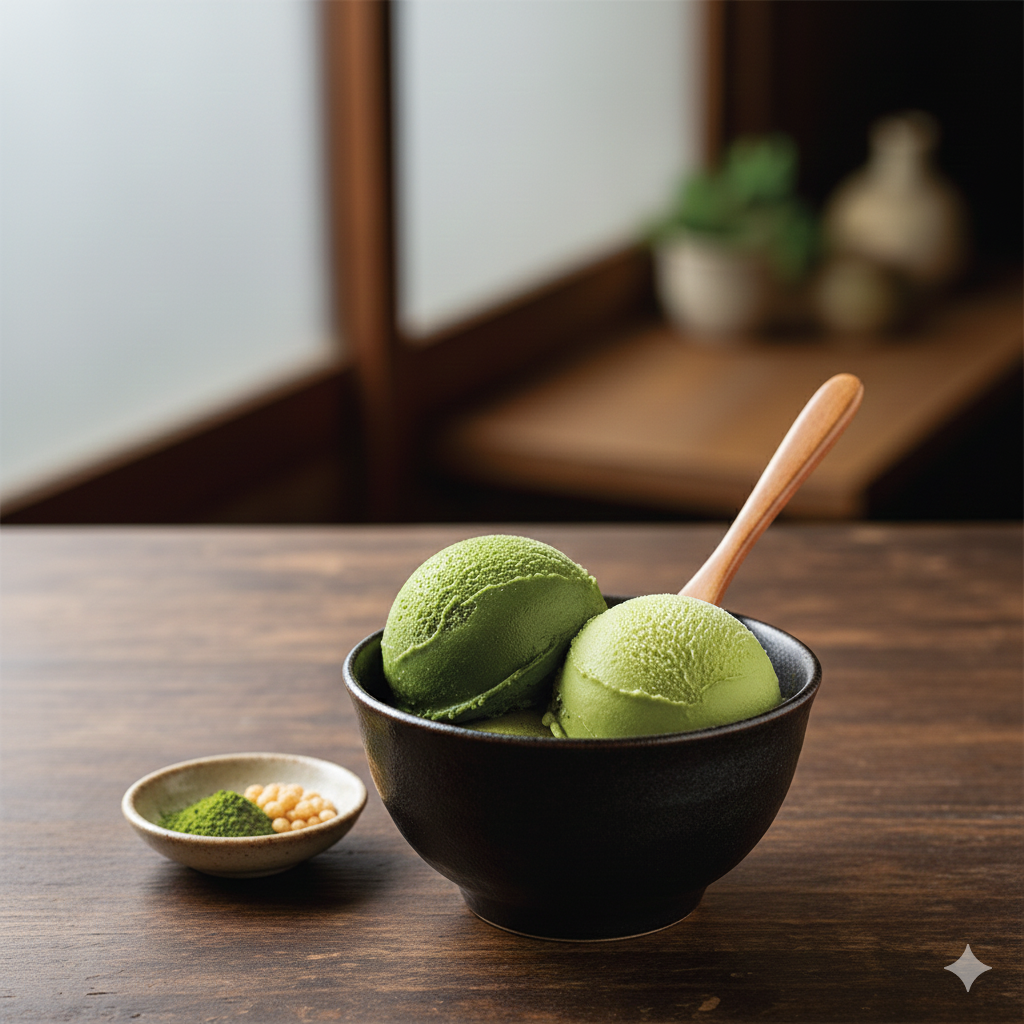 일본 3대 녹차산지에서 만든 젤라또