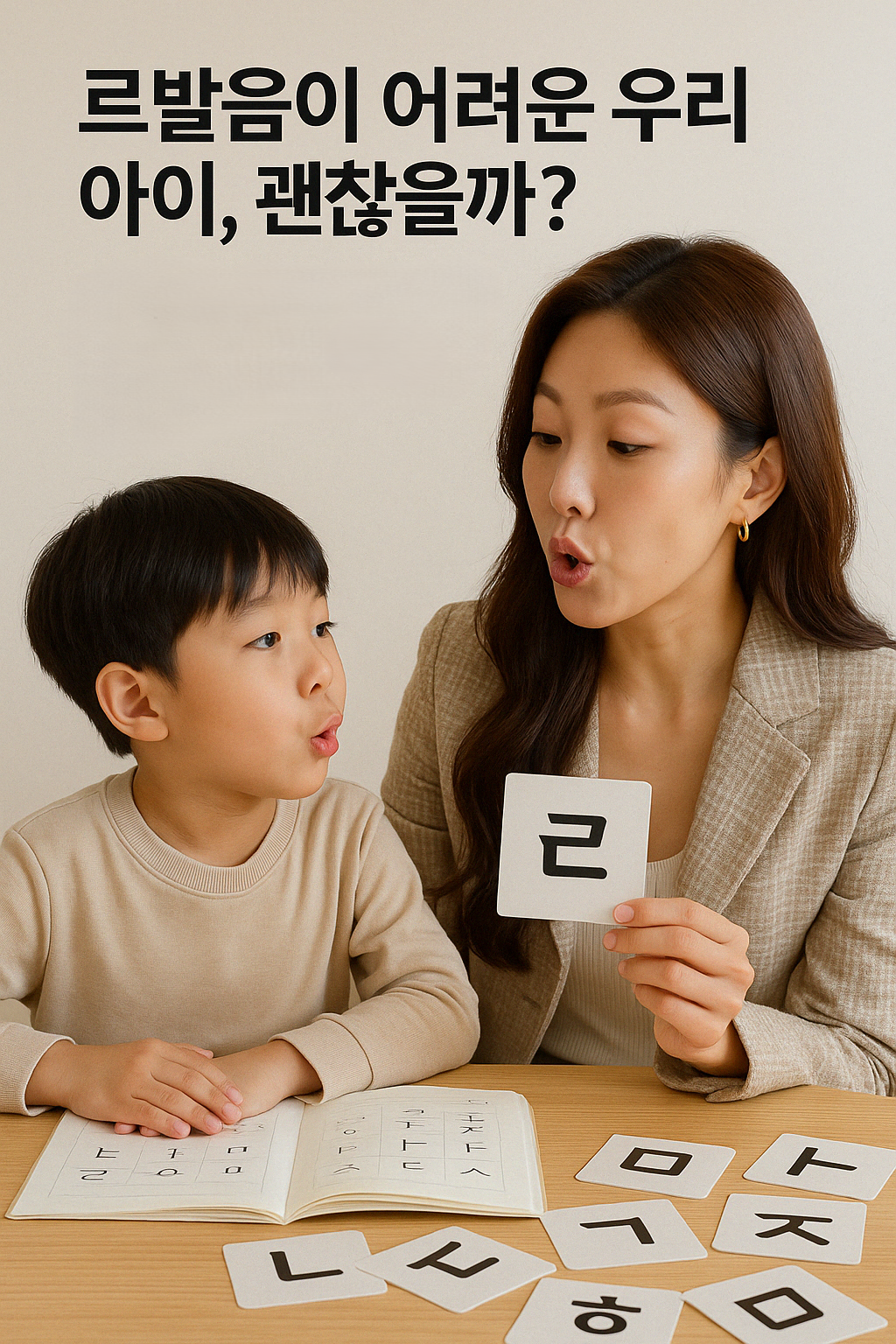 ㄹ발음이 어려운 우리아이 부가가 할 수 있는 실전 케어 가이드