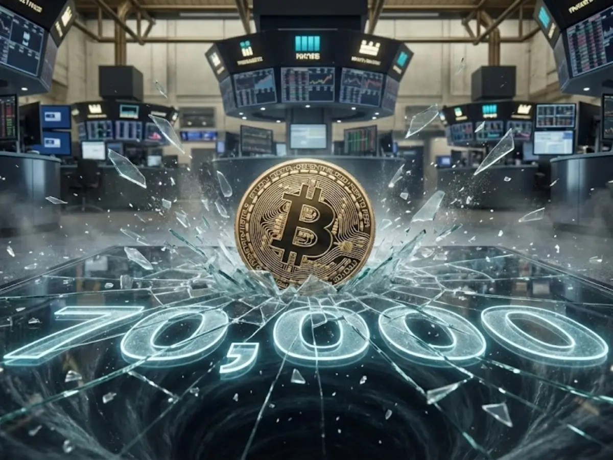 비트코인 7만 달러 '유리 바닥' 박살... 15개월 전 가격으로 돌아온 진짜 이유 (팩트 체크)