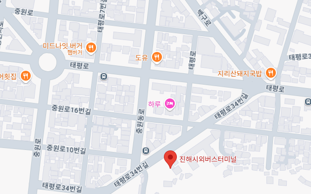 진해시외버스터미널 시간표조회, 예매