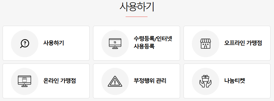 2024 문화누리카드 사용처 잔액조회 온라인 가맹점