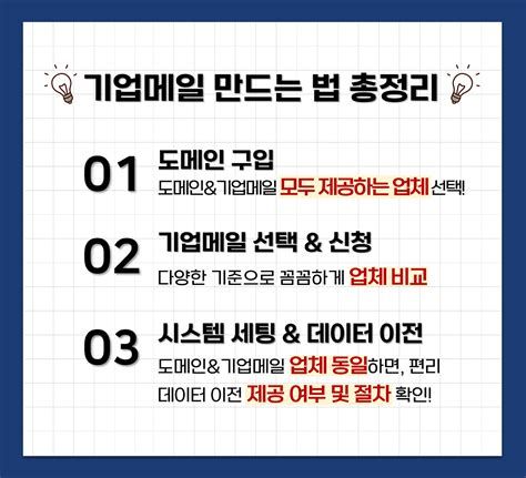 회사이메일만들기
