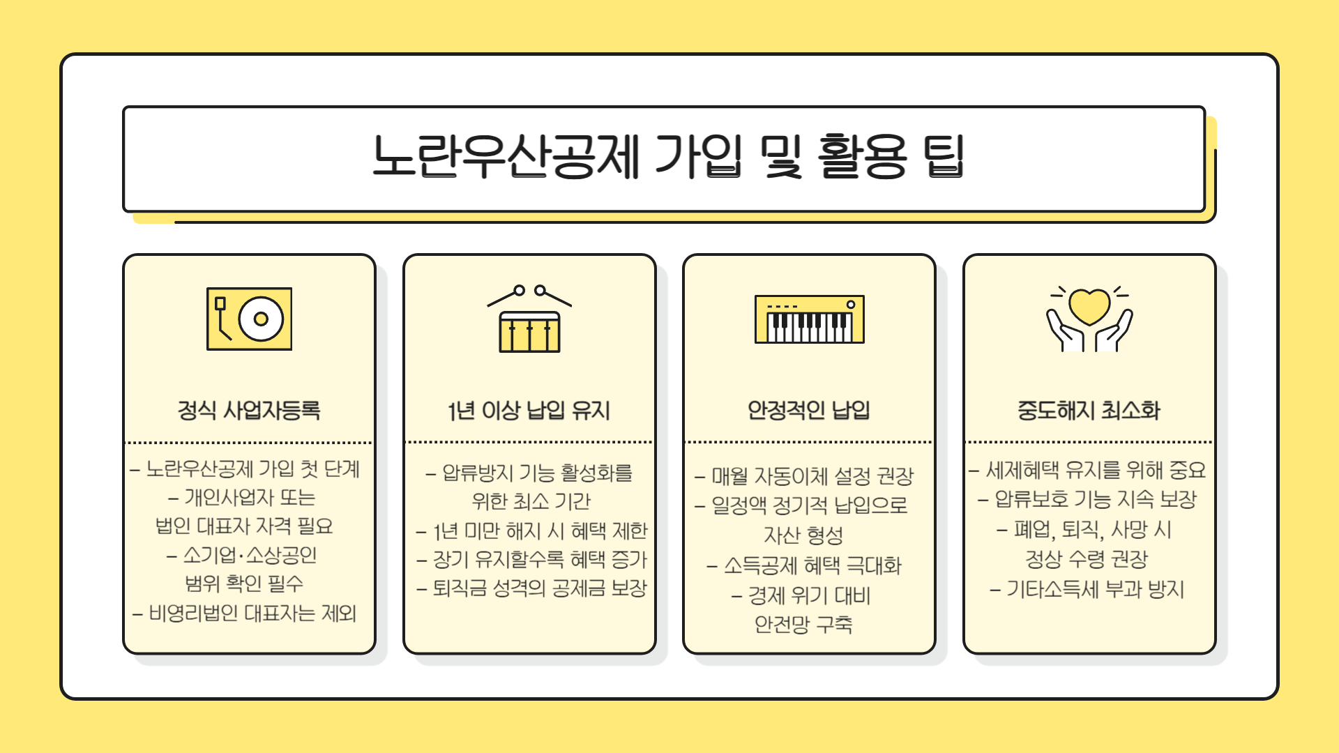 노란우산공제 압류방지