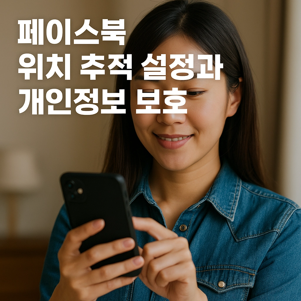 페이스북 위치 추적 설정과 개인정보 보호