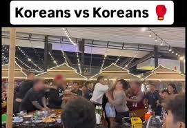 파타야 나끌루아 지역의 한 야외 식당 에서 한국인 관광객들이 단체로 패싸움 나라망신 제대로 했다.(출처:네이트 뉴스)