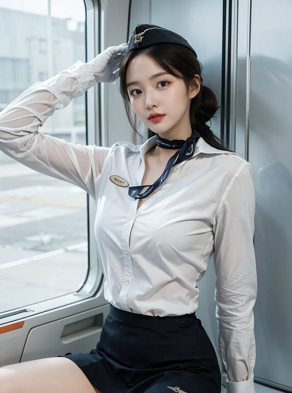 항공사 스튜어디스 컨셉