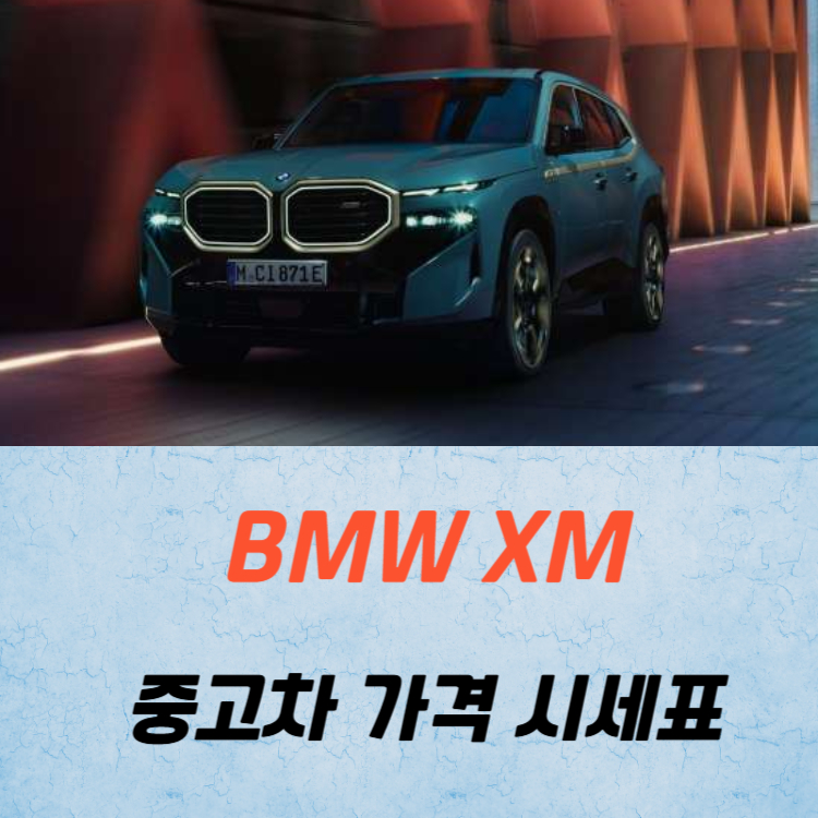 BMW XM 중고차 가격 시세표 고속 시내 연비