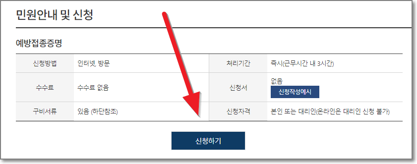 민원 안내 및 신청