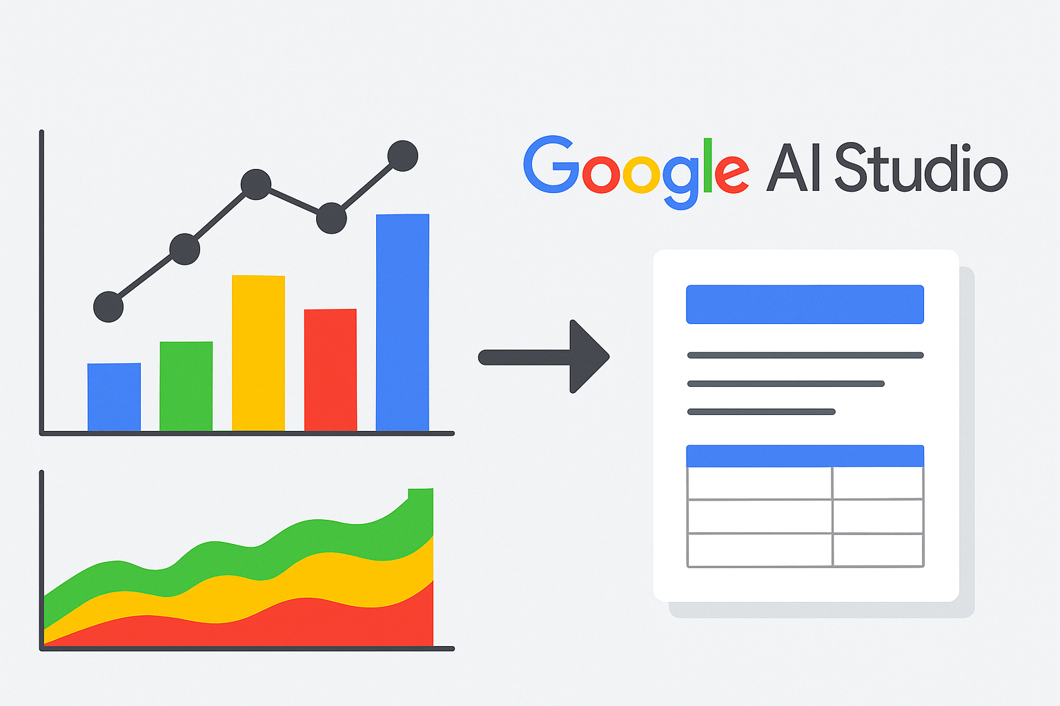 Google AI Studio로 데이터 분석 관련 이미지
