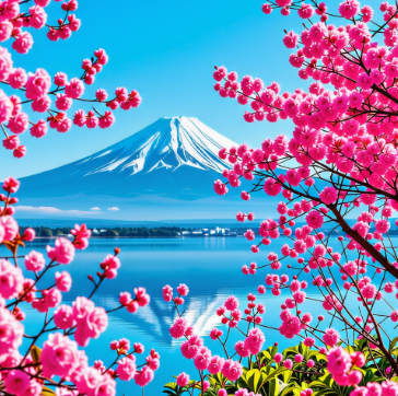 후지산에대한 사진