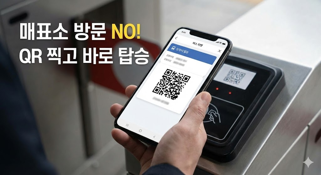 시외버스 모바일 예매 및 탑승