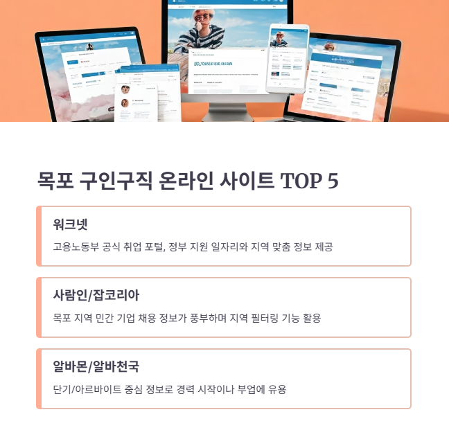 목포구인구직 온라인 사이트 총정리