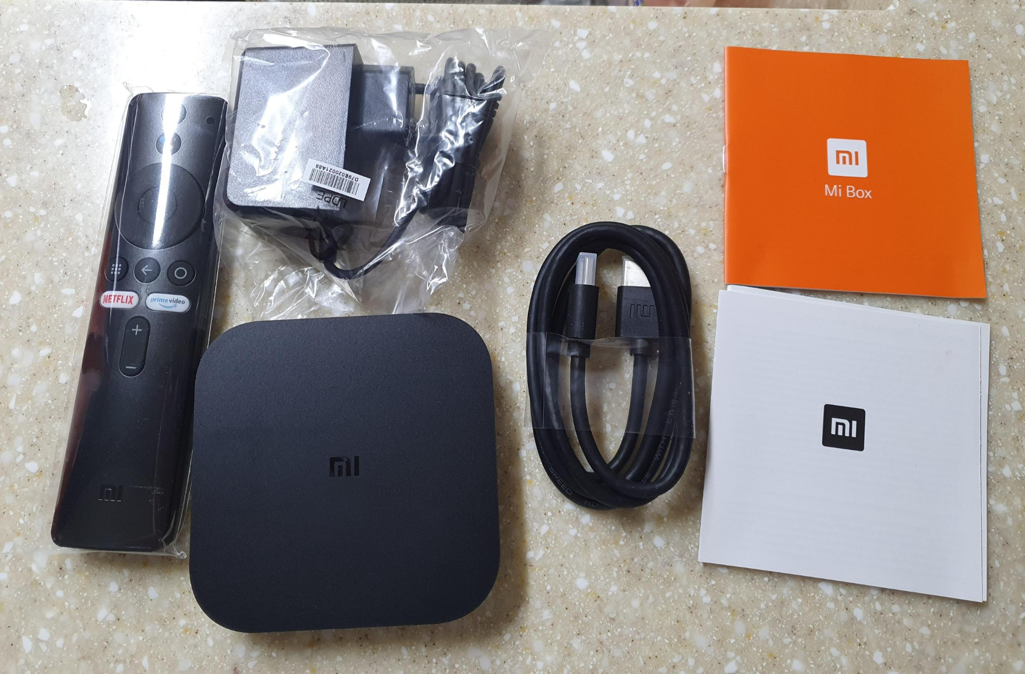 안드로이드TV 미박스S 구성품 사진