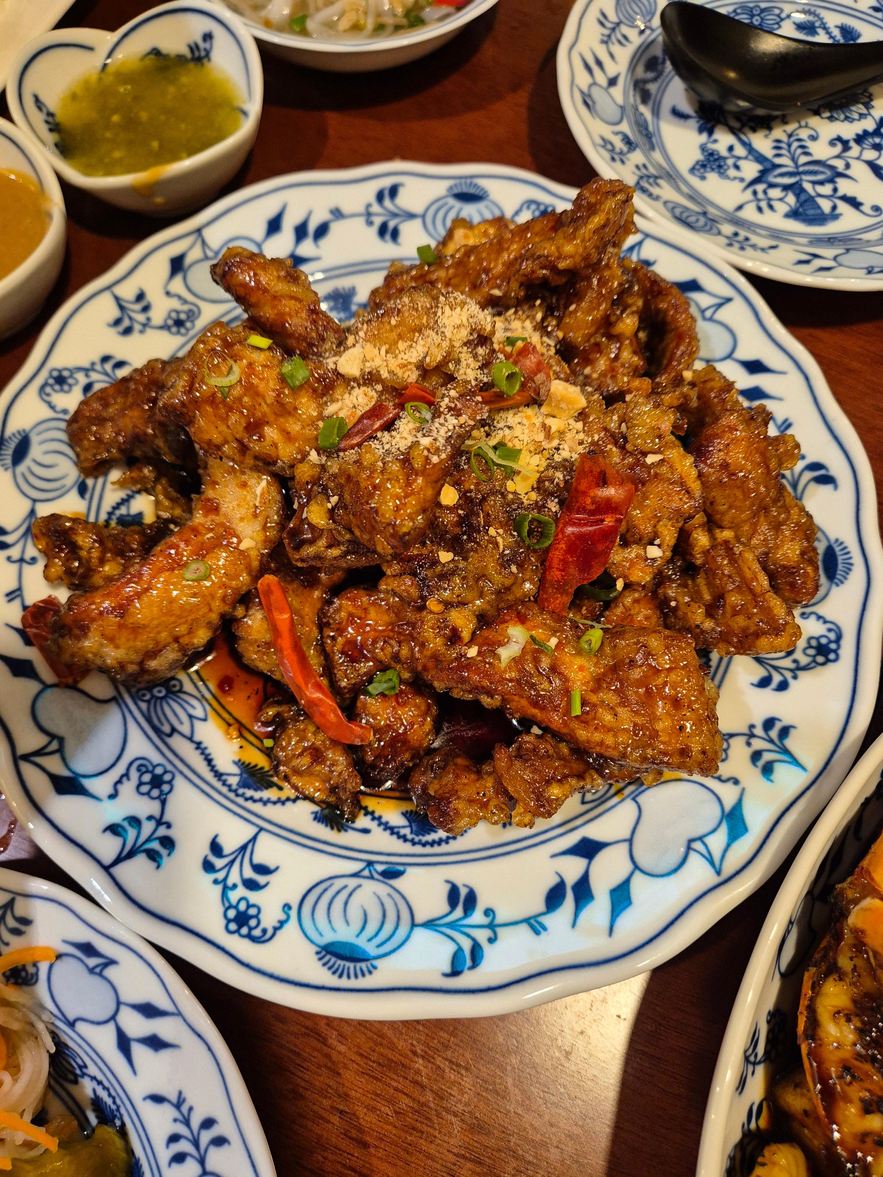 고추양념돼지튀김