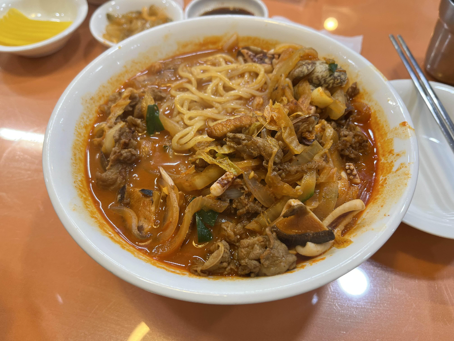 고기짬뽕 비주얼