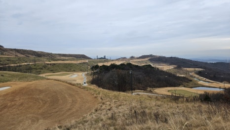 골프장 경험담 경주 루나엑스cc 6홀 단위 코스, 노캐디 + 자동 카트, 자연 경관,