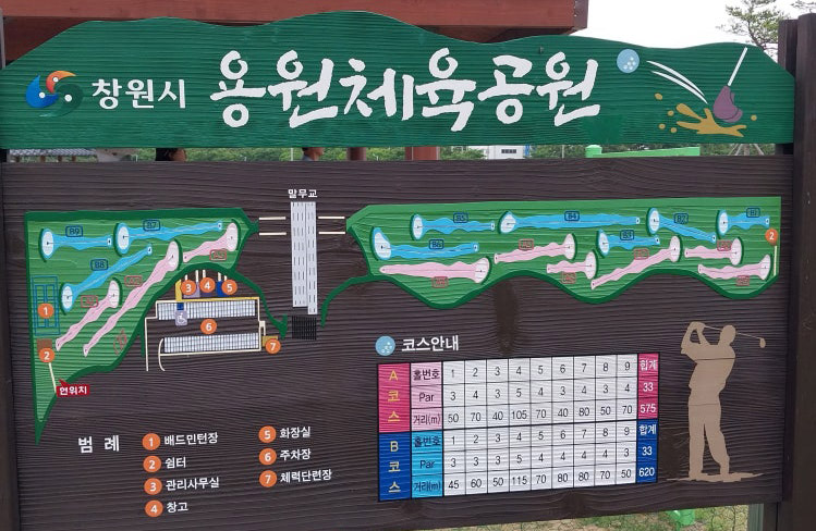 경상남도 창원시 용원파크골프장 소개