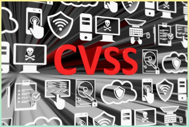 CVSS 개념 흐릿한 배경 3d 렌더링 그림