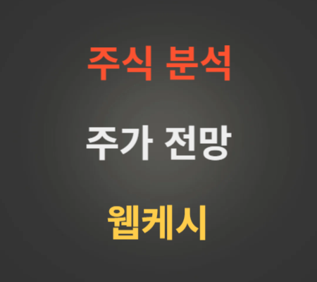 웹케시 주가 전망 분석