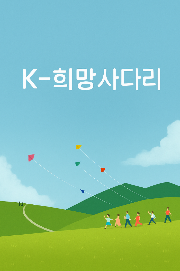 2025 정부지원금 총정리 표지 &ndash; K-희망사다리 메인 일러스트