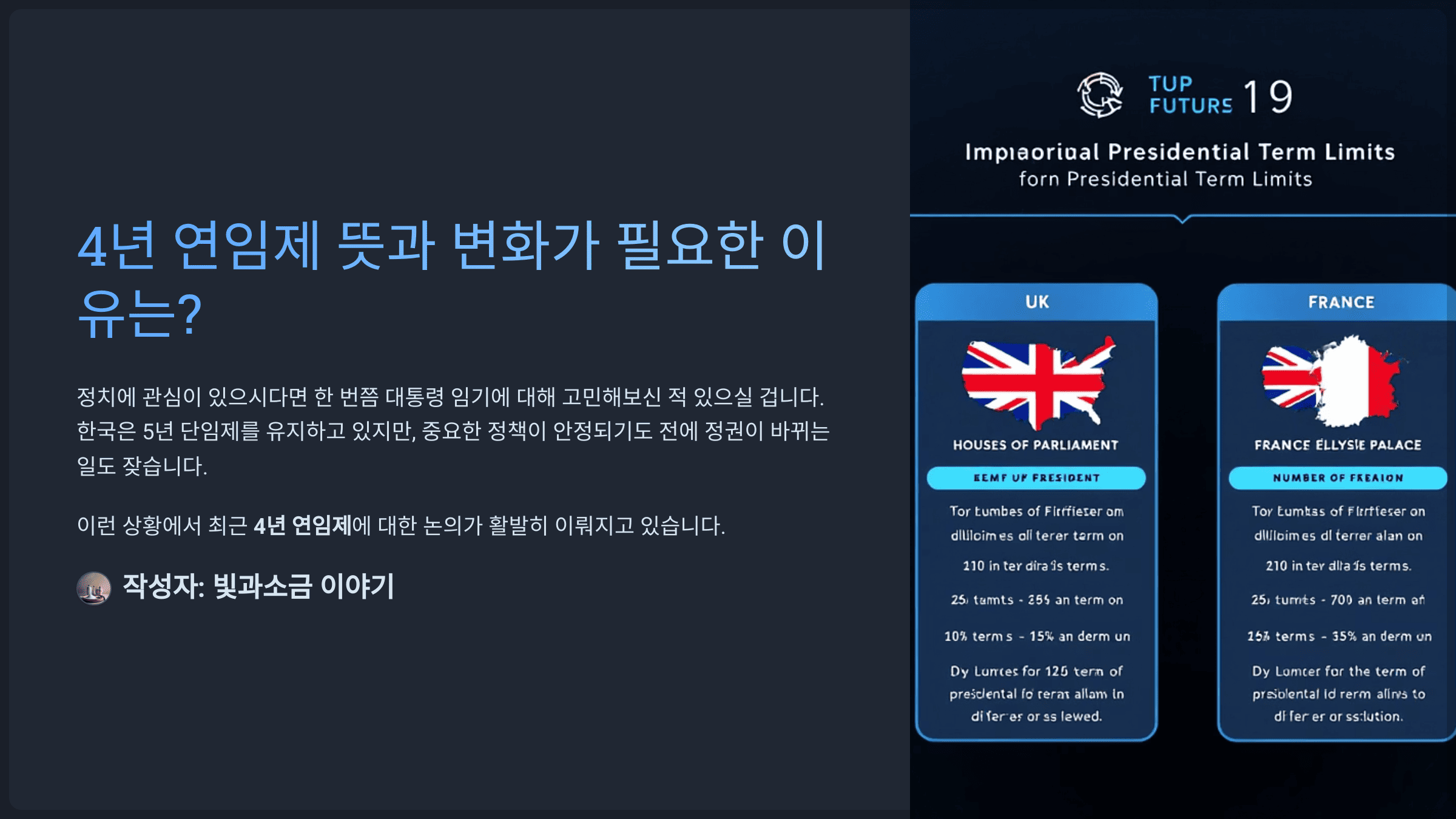 4년 연임제 뜻과 변화가 필요한 이유는?
