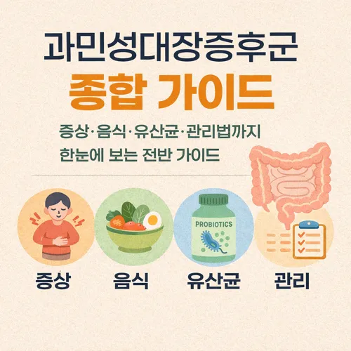 과민성대장증후군 증상부터 음식 유산균
