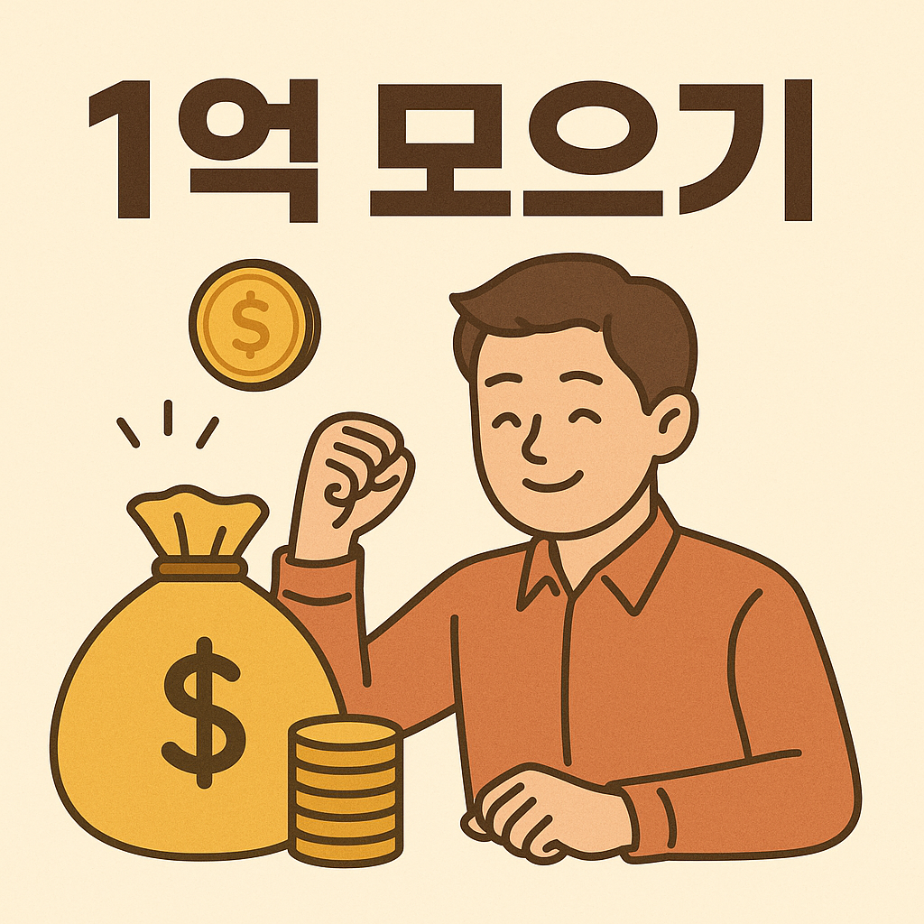 2025년 청년들의 1억 모으는 방법과 정책들