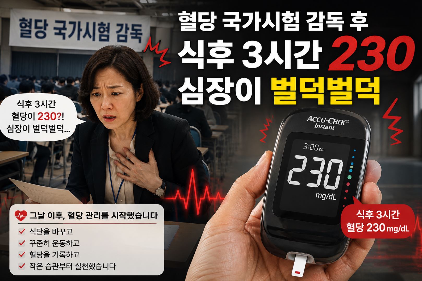 혈당 230