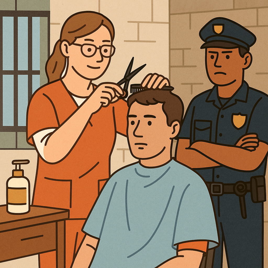 교도소 안에서도 미용은 계속된다, 교도소 미용사라는 직업