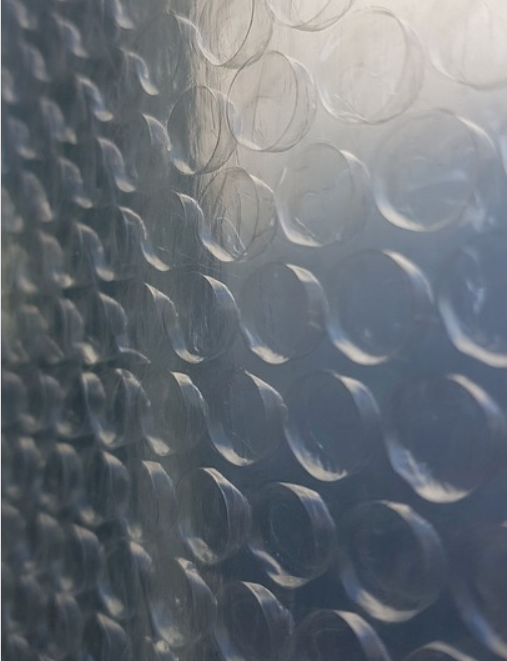 에어백 이용 창문 보온