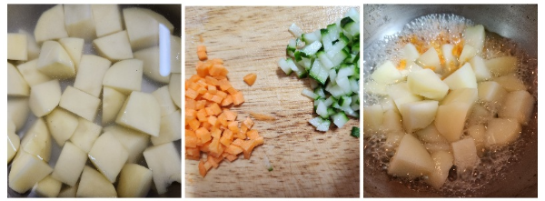 감자 샐러드 만드는 순서