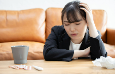 몸이 나른한 여성