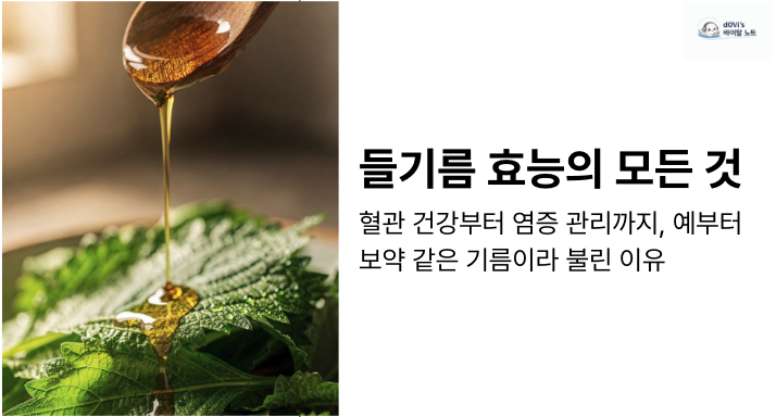 들기름 효능 대표이미지