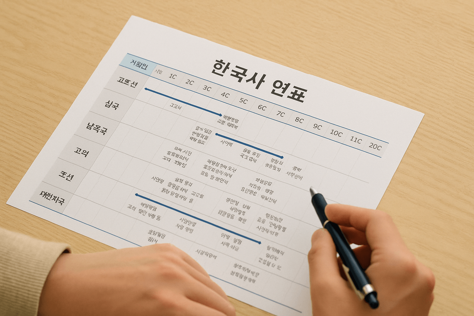 한국사능력검정시험 수험표