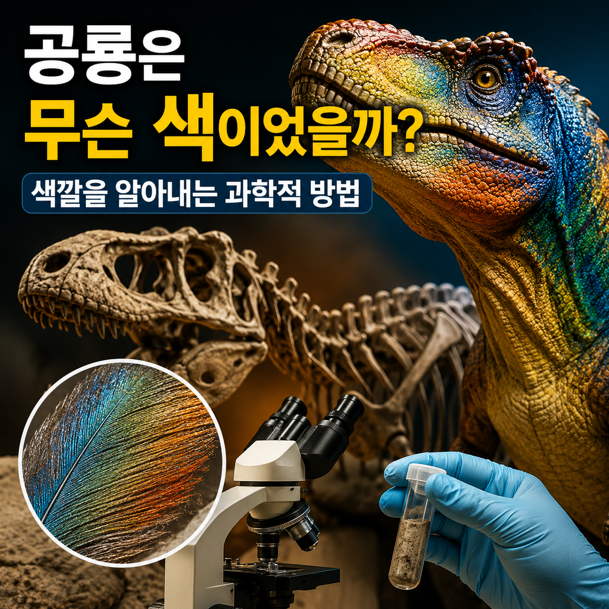 공룡은 무슨 색이었을까
