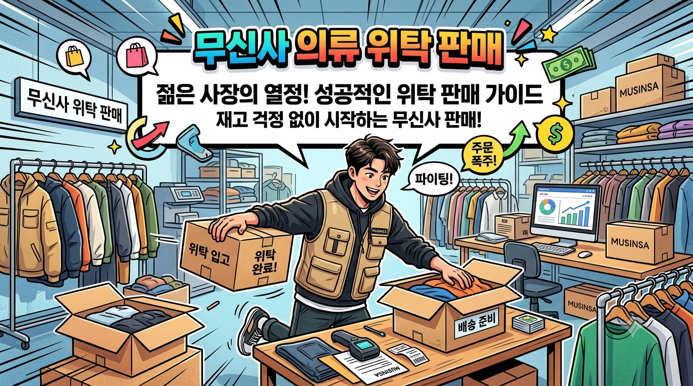 무신사 의류 위탁판매