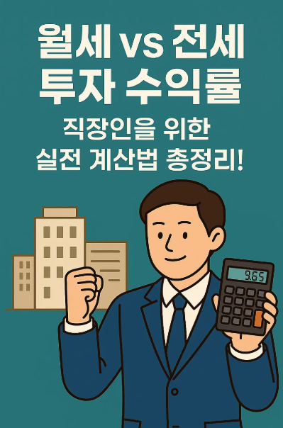 직장인을 위한 수익형부동산 월세 수익률 계산법