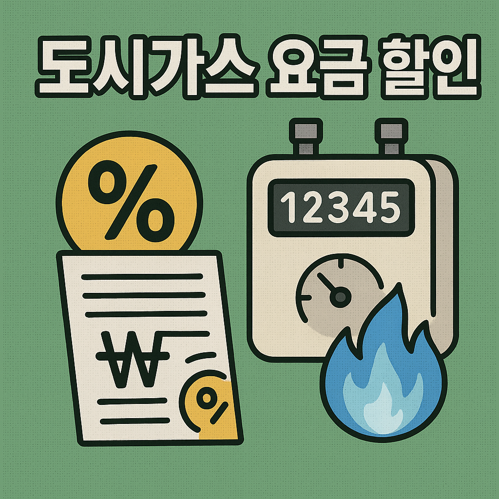 도시가스 요금과 관련한 이미지