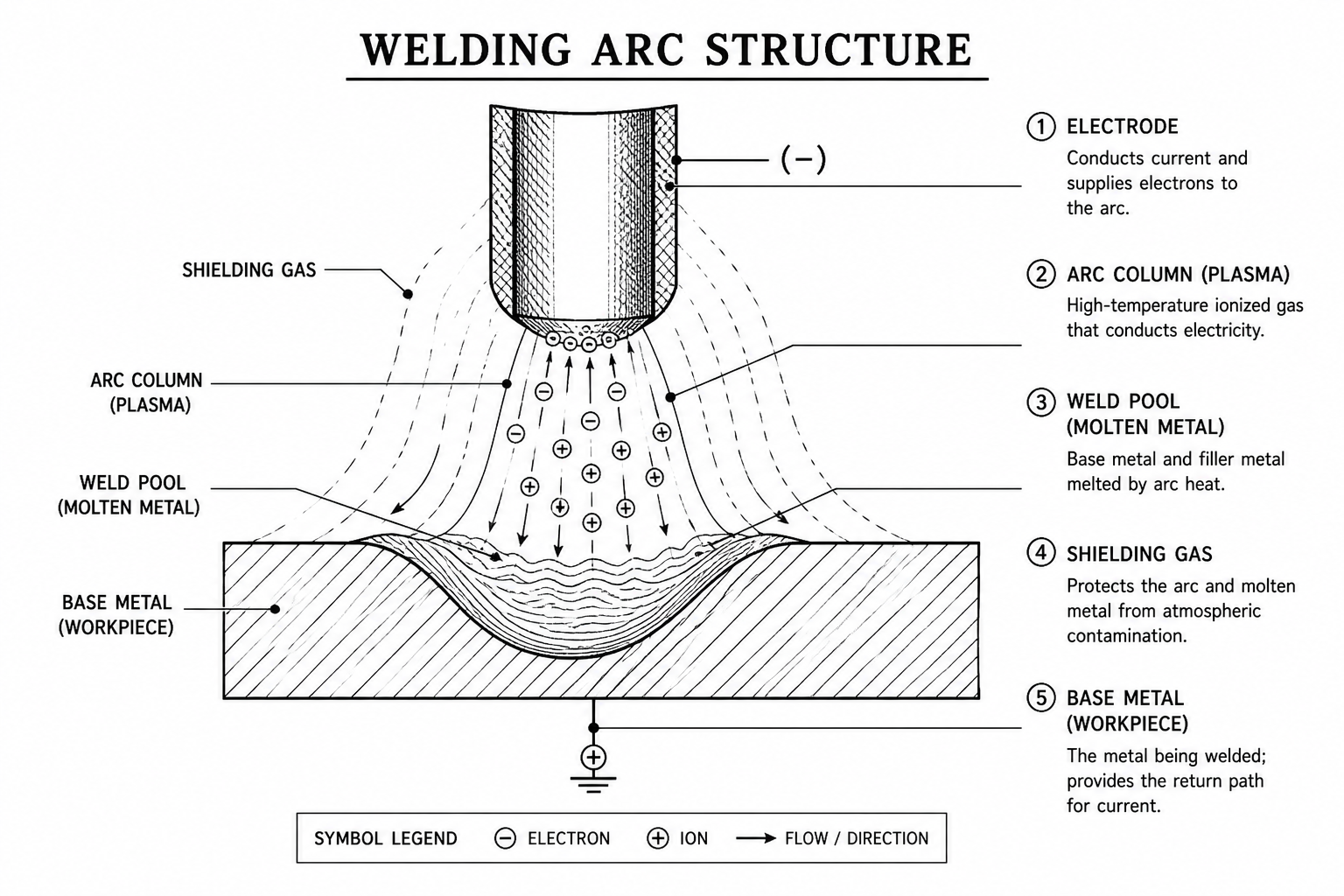WELDING ARC 개념도
